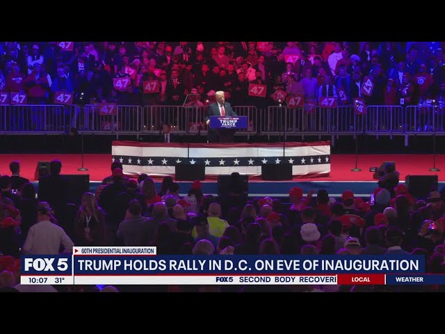 Thousands pack Capital One Arena for Trump 'Victory Rally'