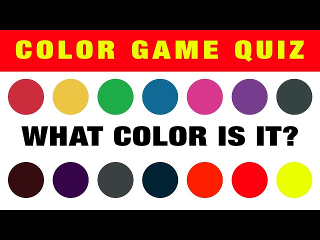 Guess the Color Quiz? | Color Game For Kids ! #mindgames &Puzzles #2023 | GUESS QUIZ ! Kids Game2023