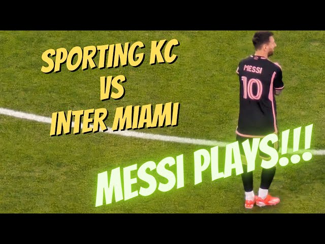 Watching Sporting KC vs Inter Miami and Messi Plays!! | Shot on Pixel 8 Pro | 4K HDR