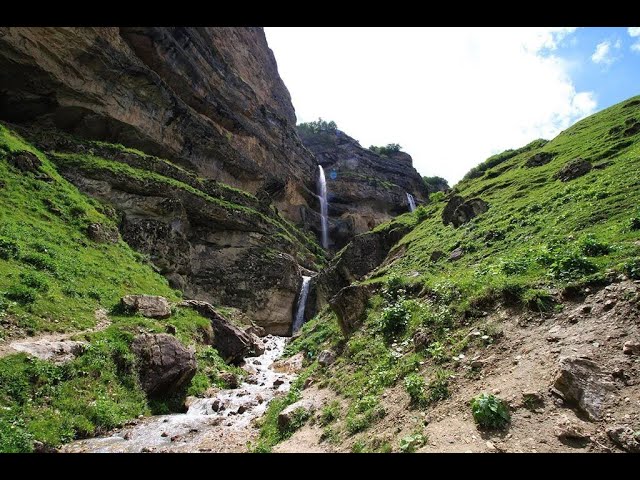 Relaxing Raw Waterfall Sounds from Khinaliq Village | Perfect for Sleep, Relaxation, or Focus