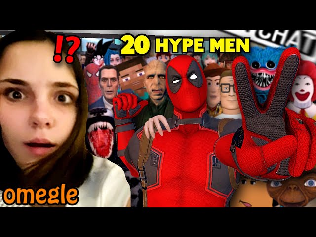 Omegle But I Hired 20 HYPE MEN