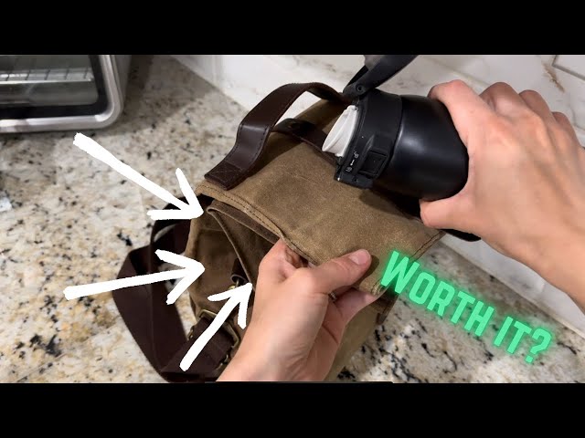 Is the ASEBBO Waxed Canvas Lunch Bag Spill-Proof? Full Review