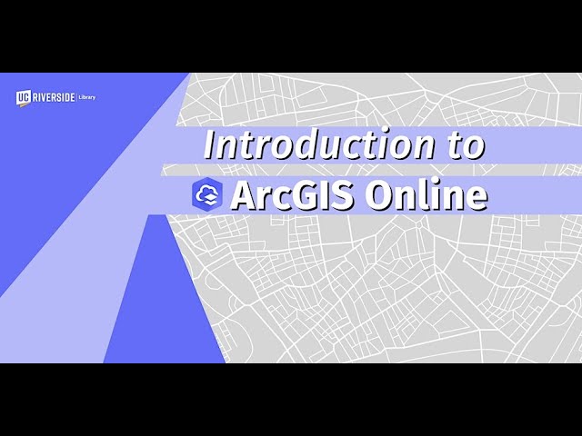 Introduction to ArcGIS Online