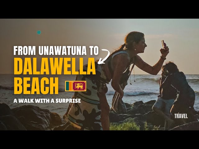 Unawatuna Beach to Wijaya Beach | A Walk with a SURPRISE Perahera