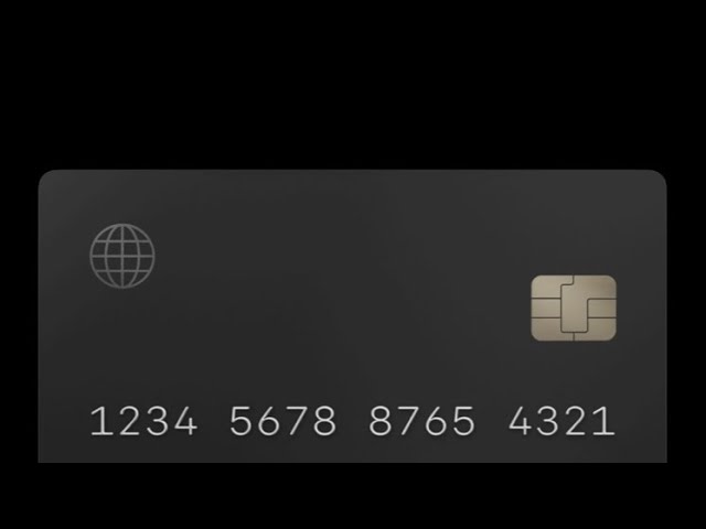 CREDIT CARD  MY CREDIT NUMBERS