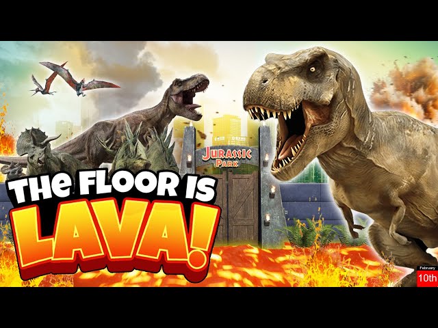 Going on a Dino Hunt Freeze Dance | Floor is Lava Game | Brain Break | Go Noodle Exercise