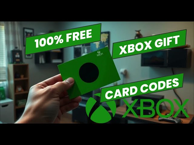 FREE Xbox Gift Card Code Now Available Today