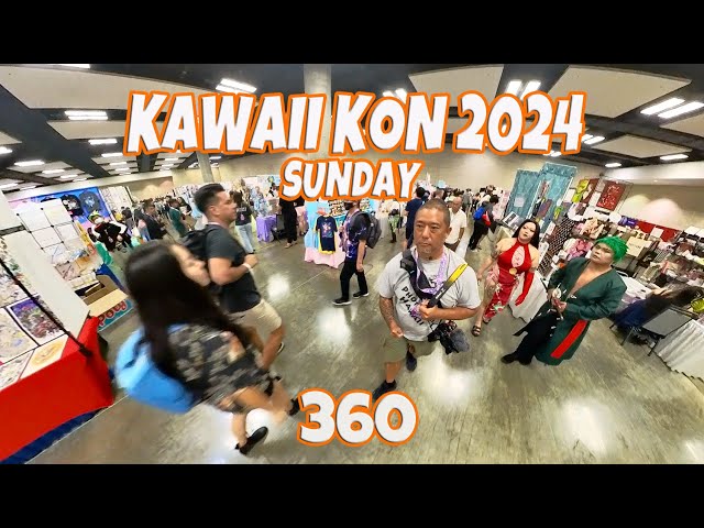 Kawaii Kon 360 Sunday March 31, 2024 Set to Highest Resolution & Zoom Out.  Look Around.