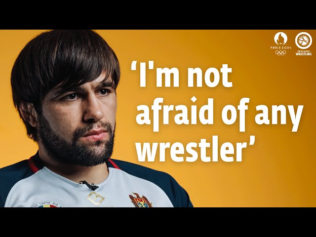 Fearless Victor CIOBANU (MDA) is targeting Olympic gold, says, 'I'm not afraid of any wrestler'