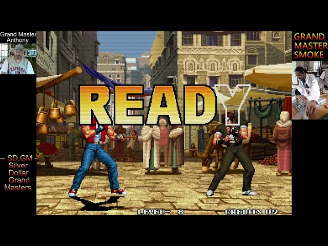 SNK KOF-98 Grand Master Anthony Vs Grand Master Smoke 最高 神業 使い手 FT-10 Close door dirty Money Match.!