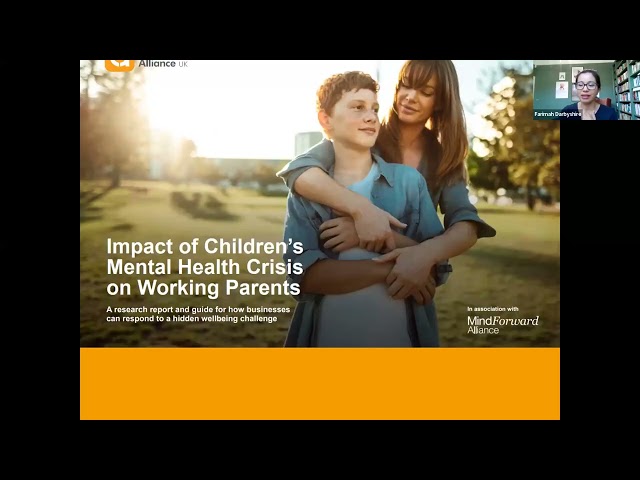 Research launch: Impact of children's mental health on working parents