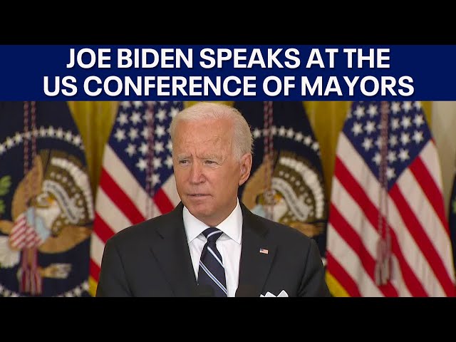 LIVE: Joe Biden delivers remarks at the US Conference of Mayors