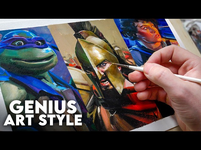 The Genius Painting Method of Illustration Masters (Crazy Fast!)