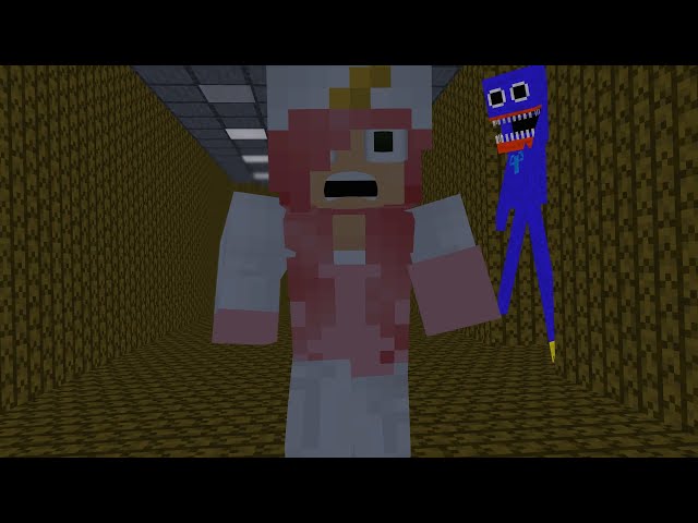 Minecraft ERROR Ending??? (BackRooms / Huggy Wuggy) #minecraft  #animation #backrooms #huggywuggy