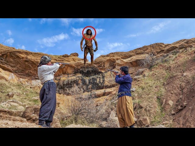 A Wild Man Confrontation to Three Nomadic Little Girls | Can They Save Their Livestock?