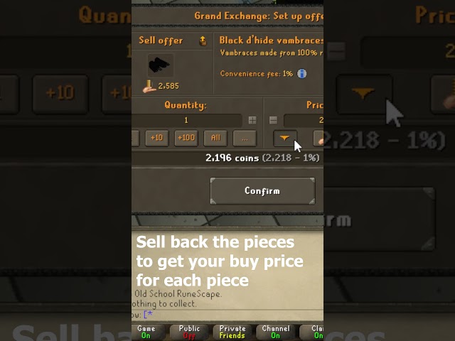 OSRS AFK Money Making Guide #Shorts #osrs