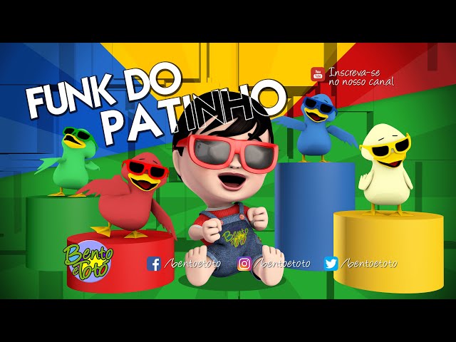 Bento e Totó -  Funk do Patinho (Desenho Infantil)