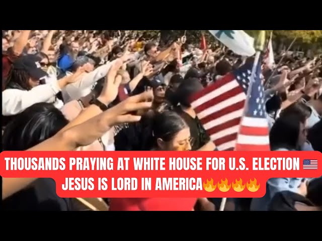 CHRISTIANS PRAY AT WHITE HOUSE | 🇺🇸 ELECTION #jesus #foryou #election #usa #prayer #trump #news