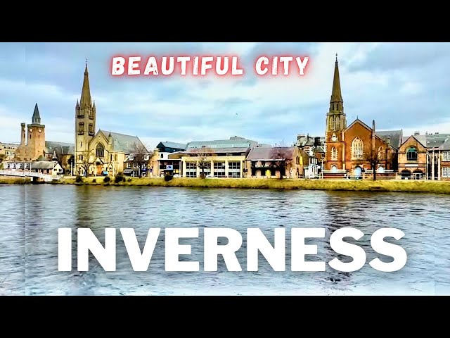 Inverness,Scotland..A Virtual Walking Tour 🚶‍♀️.4KHDR.2023 .City Ambience ASMR