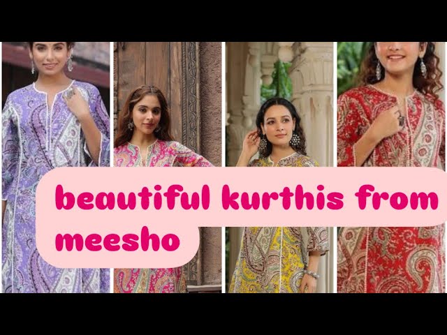 Trending kurthis from meesho👗🤩#shabana #meesho