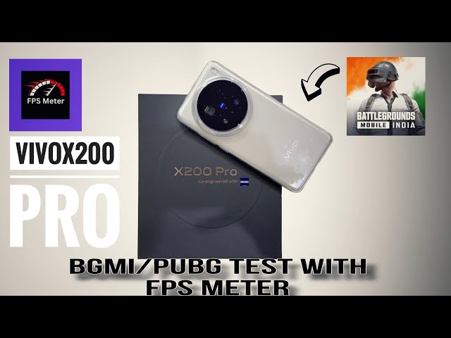 Vivo X200 Pro BGMI/PUBG FPS Test: Better than iPhone?