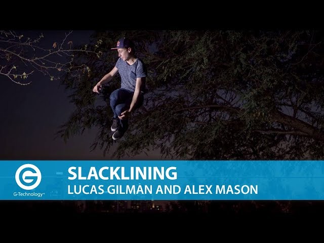 Slacklining with Lucas Gilman and Red Bull Athlete Alex Mason