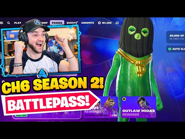 *NEW* Fortnite Chapter 6 SEASON 2 Battle Pass!