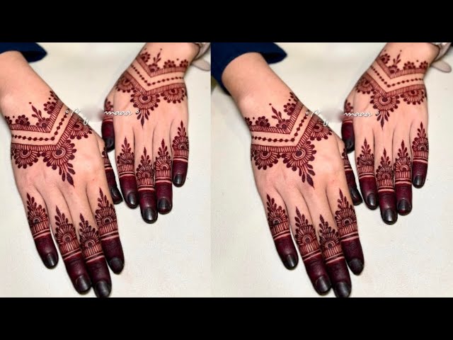 New Holi & Eid Special Mehndi Design| Simple Back Hand Mehndi Design|Mehndi Design For Hands|Mehandi