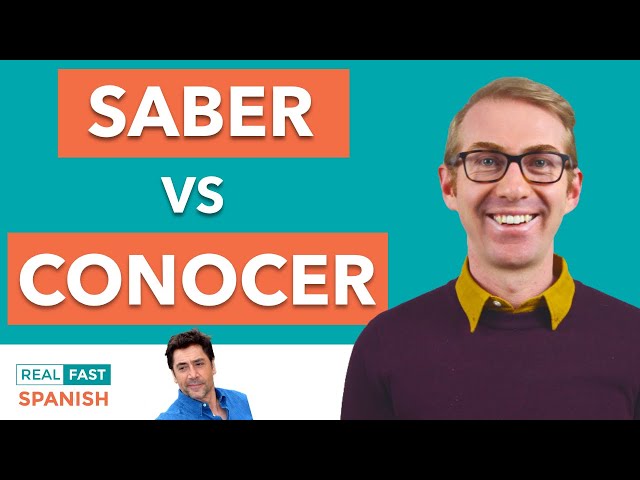 SABER vs CONOCER - How to Say "To Know" in Spanish