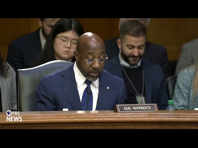 WATCH: Sen. Warnock questions Rollins in confirmation hearing | Trump confirmation hearings