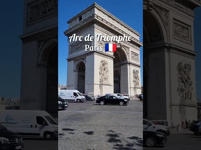 Arc de Triomphe and Bridge of Locks #france #views #travel #vacation #vibes #eiffeltower #fyp