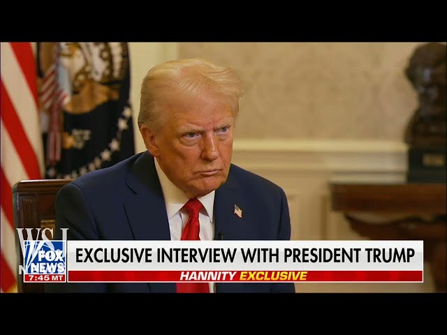 President Trump Gives First Interview Since White House Return | WSJ News