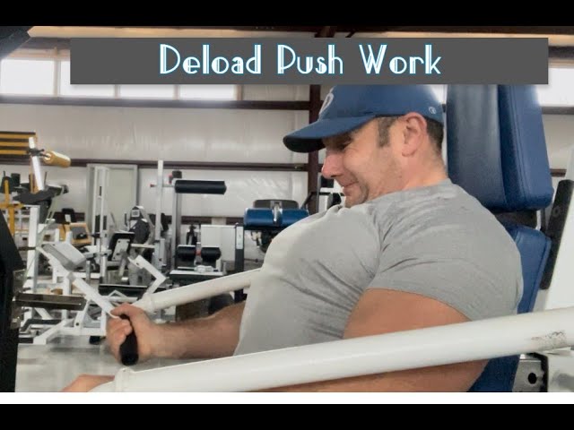 Deload Push Workout in New Gym