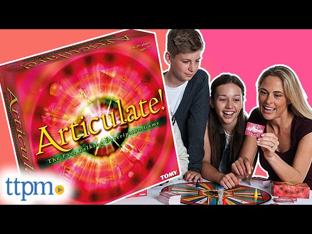 Articulate! The Fast Talking Description Game from TOMY Review 2021 | TTPM Toy Reviews