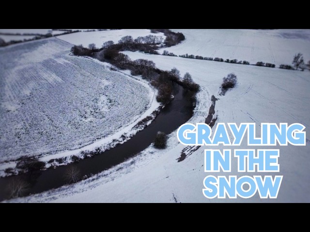 Euro Nymph Fly Fishing For Grayling In The Snow