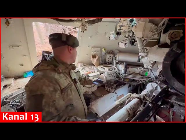 Ukraine demonstrates firing at the invaders with US-provided M109 artillery unit