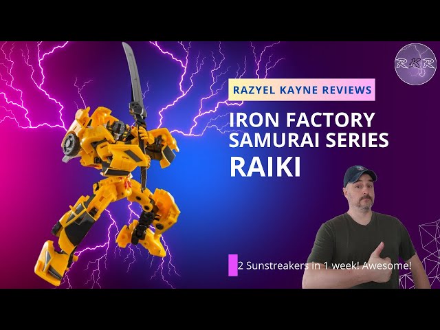 Toy Review - Iron factory Samurai Series: Raiki (Sunstreaker)