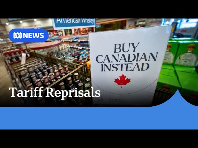 Canada fights back against US tariffs as American products boycotted | ABC News