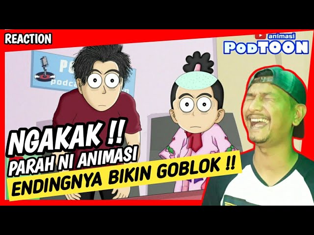 ASLI NGAKAK PARAH, BINTANG TAMU NYESAL DATANG KEMARI ||  REACTION ANIMASI PODTOON