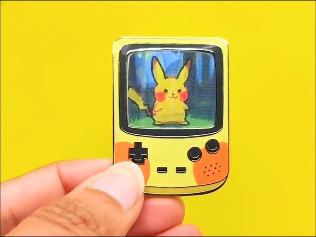 Pikachu Gameboy Lenticular Hard Enamel Pin