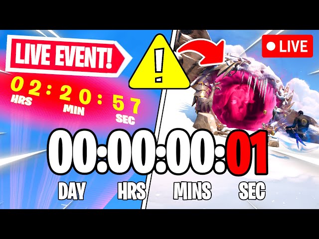 FORTNITE EVENT COUNTDOWN LIVE🔴 24/7 & In-game Event Right Now!