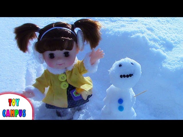 Let's Build a Snowman with Baby Doll Winter Outing | 엉뚱발랄 콩순이 겨울외출세트 | ToysReview ToyCampus