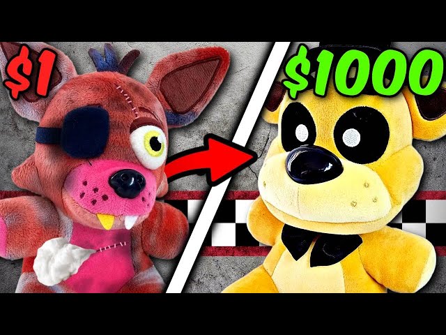 $1 VS $1,000 FNAF Plush...