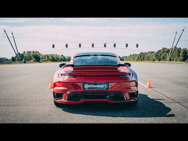 TECHART High Speed Run with 785 hp TECHART Turbo based on Porsche 911 Turbo S (992)