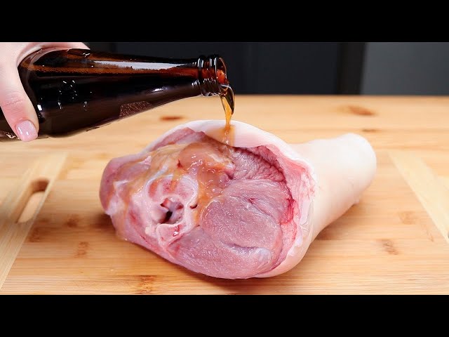 Everyone has asked me for this recipe: pork knuckle in Bavarian or Czech style!