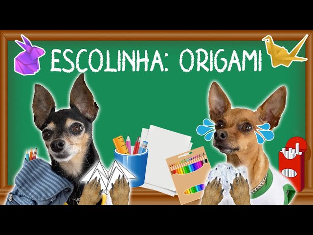 ESCOLINHA DOS PEQUENOS PRÍNCIPES - AULA DE ARTES COM ORIGAMI🎨