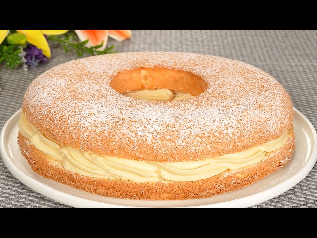 Cake in 5 minutes! The famous French cake that melts in your mouth! Easy and delicious