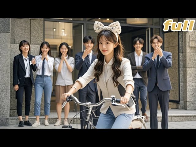 Everyone Laughs At Poor Girl Rides A Bicycle To Work! Not Realizing She's Hidden Wife Of Their CEO!