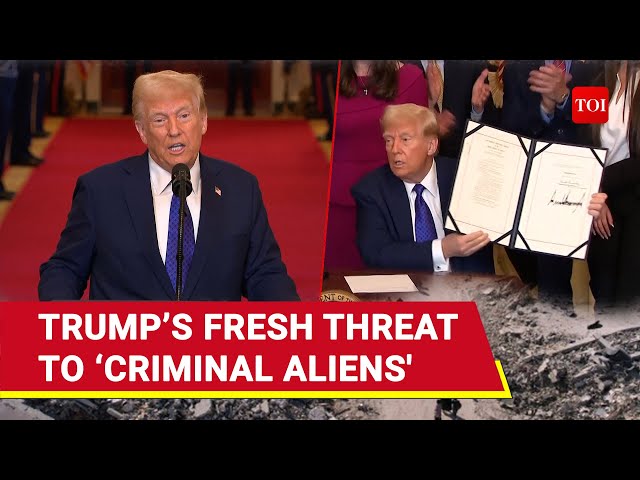 'Won't Spare Criminal Aliens': Trump's Big New Threat | '30,000-Person Detention...'