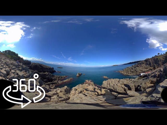 360° Tojinbo Walking Tour in Japan [8K VR] 360° 東尋坊 散策 福井県坂井市